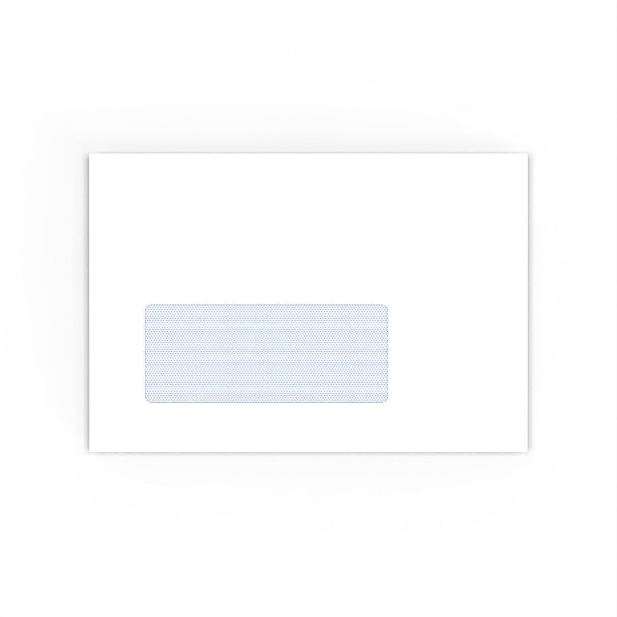 Valkoinen kirjekuori sisäpainatuksella – ikkunallinen 114x162 mm (C6)