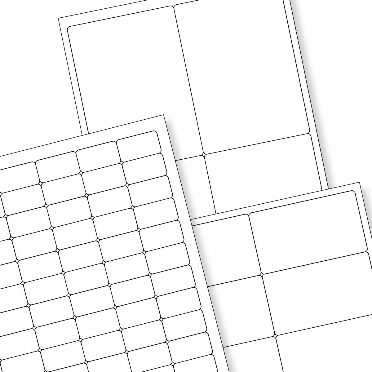 Valkoiset itseliimautuvat tarrat