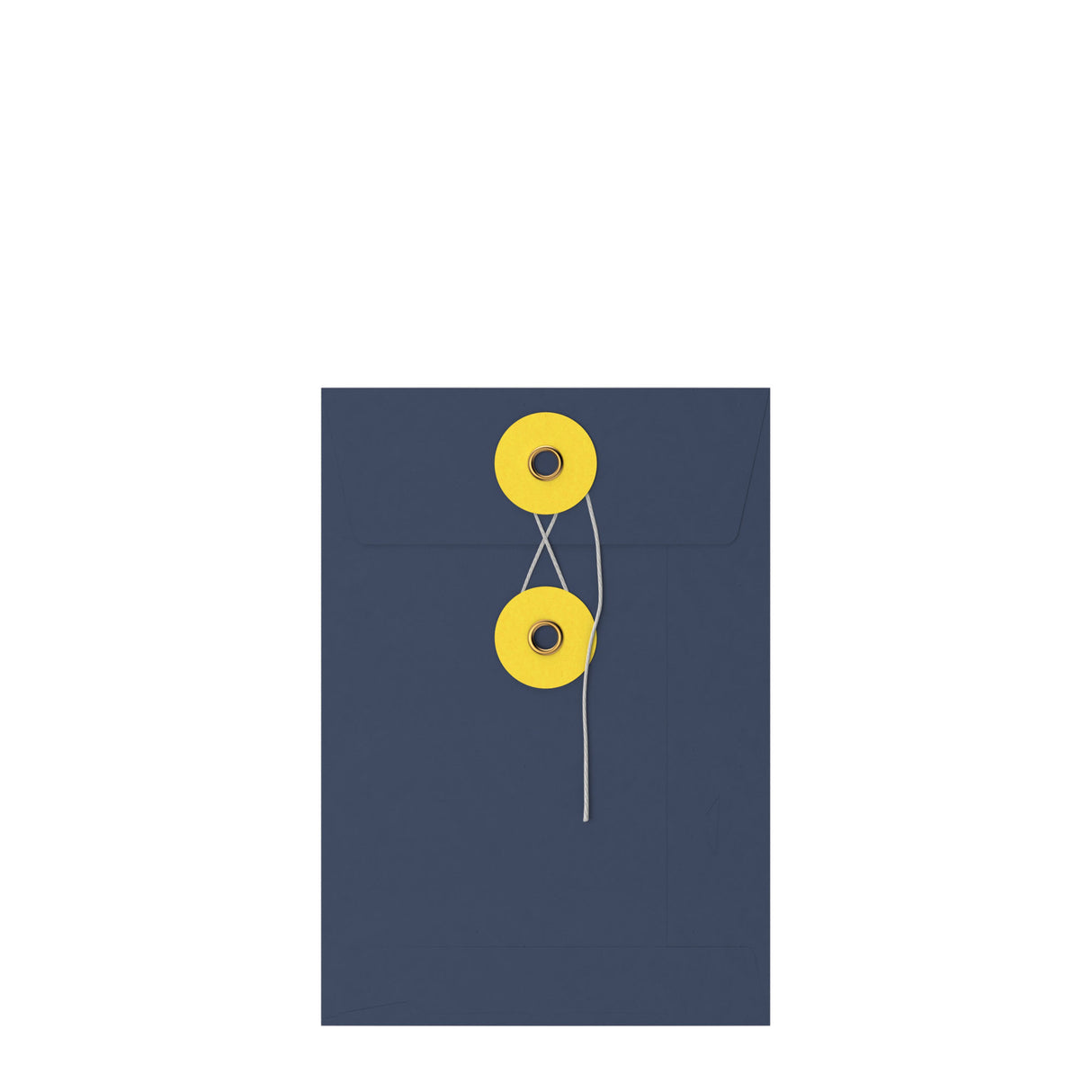 Värilliset kirjekuoret, joissa on naru- ja kiekkokiinnitys