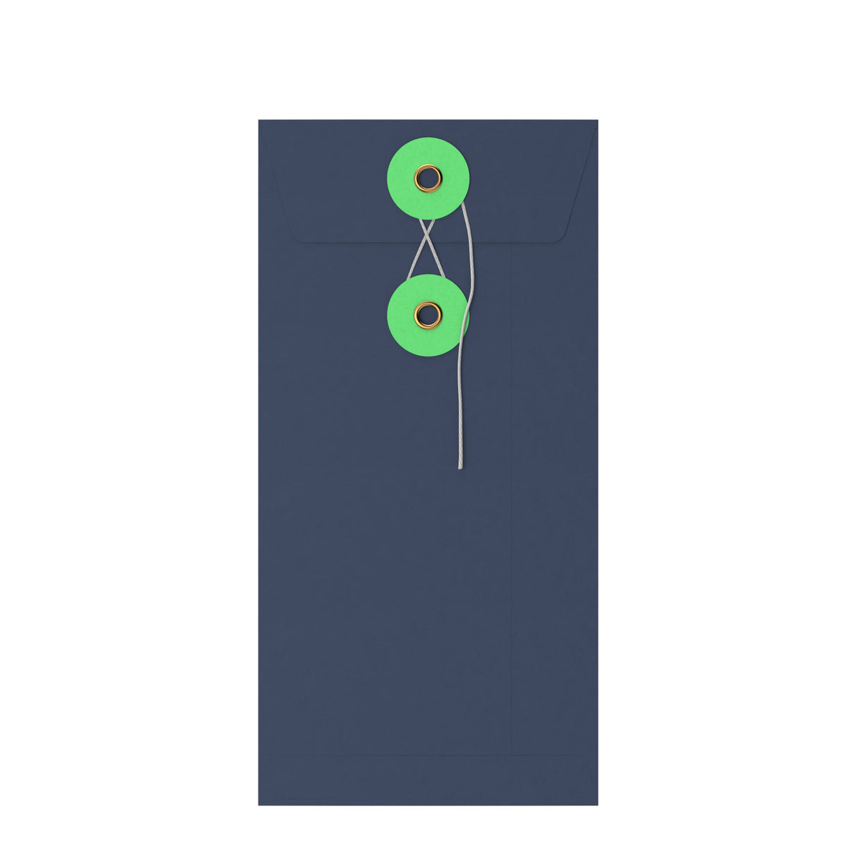 Värilliset kirjekuoret, joissa on naru- ja kiekkokiinnitys