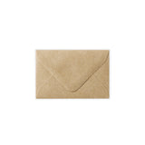 Ruskeajuovallinen kirjekuori 62x94 mm