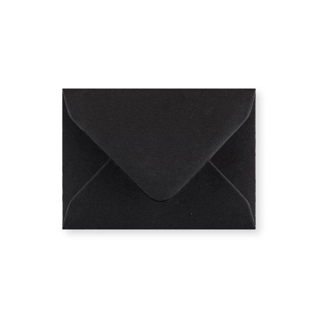 Black Gummed V-Flap Greeting Card Envelope (70 x 100mm)