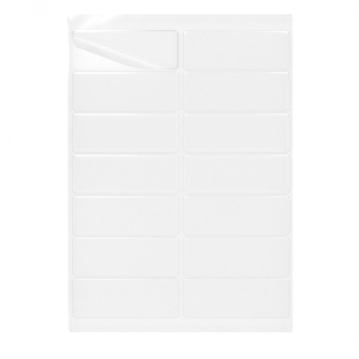 Suorakaiteen muotoiset etikettitarrat