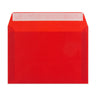 Coloured Translucent Envelopes Red 162 x 229 mm (C5)