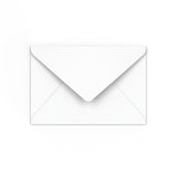 Valkoinen kirjekuori - Timanttilaippa 127x190 mm