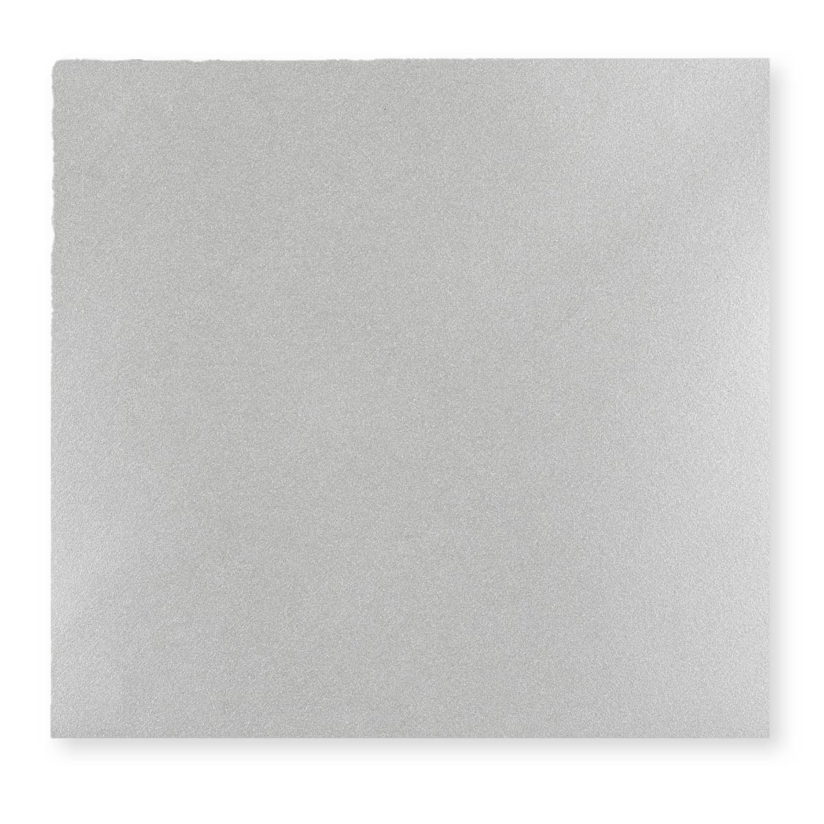 Metallinhohtoinen hopeanvärinen kirjekuori 155x155 mm