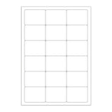 Valkoiset itseliimautuvat tarrat