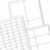 Valkoiset itseliimautuvat tarrat