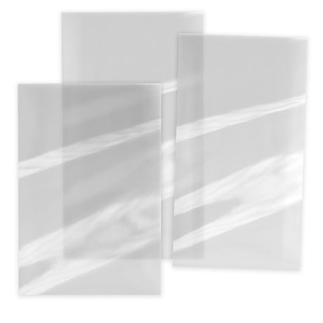 Ylhäältä avoin pussi sellofaanista