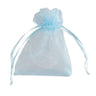 Organza Bags Sky Blue 90 x 70 mm
