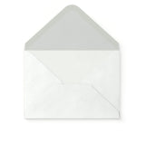 Valkoinen kirjekuori vasarakuviolla 133x184 mm